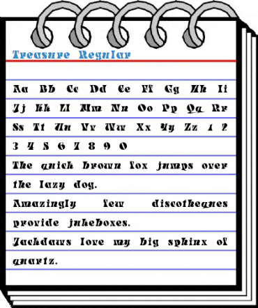 Treasure Regular Font