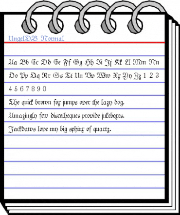 UngelDB Normal Font