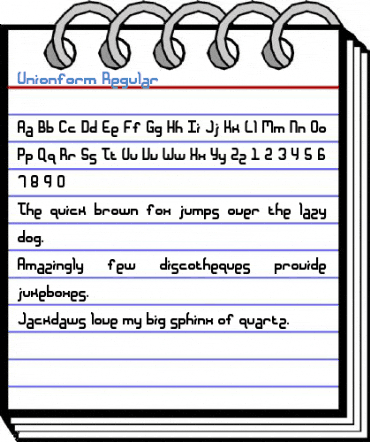 Unionform Regular Font