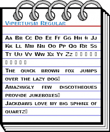 Vipertuism Regular Font