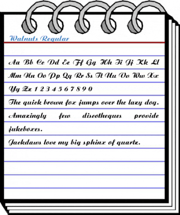 Walnuts Regular Font
