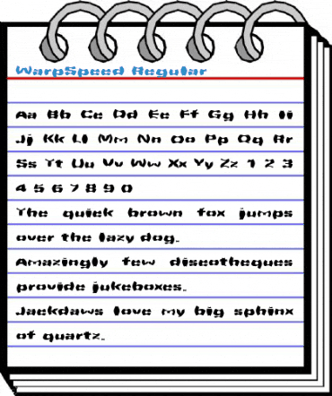 WarpSpeed Font