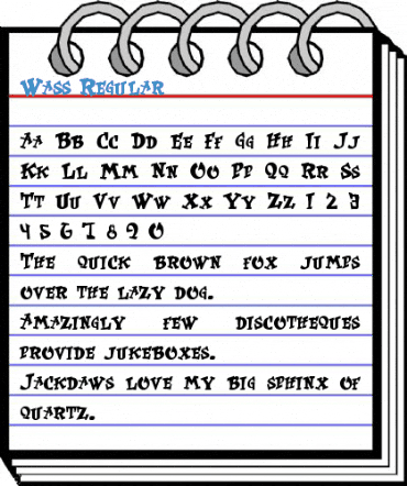 Wass Regular Font