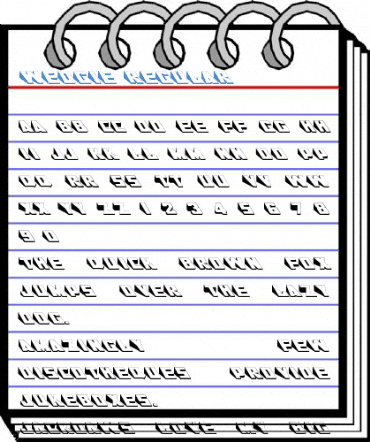 Wedgie Regular Font
