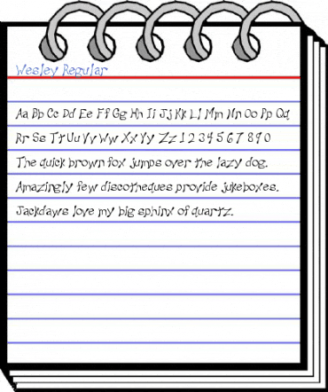 Wesley Regular Font