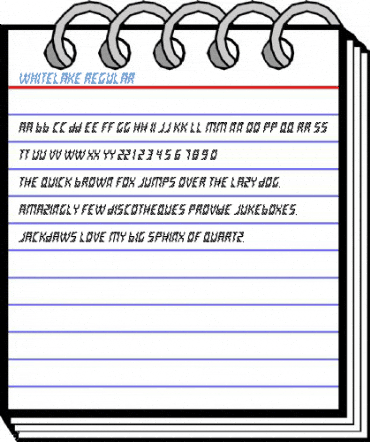 WhiteLake Regular Font