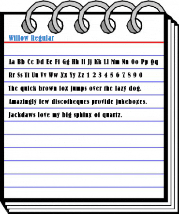 Willow Regular Font