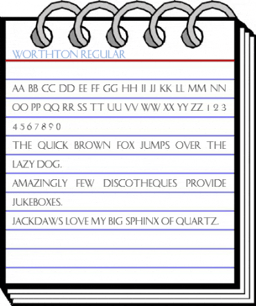 Worthton Regular Font
