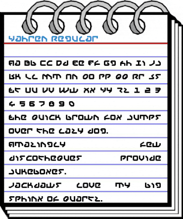 Yahren Regular Font