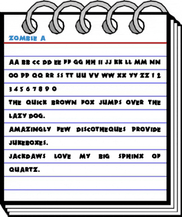 Zombie A Font