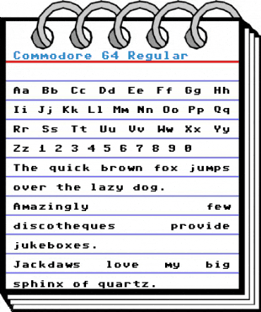 Commodore 64 Regular Font