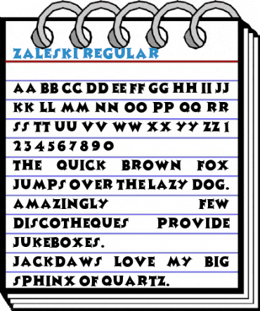 Zaleski Regular Font