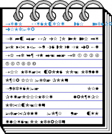 Zapf Dingbats One Hundred BQ Regular Font