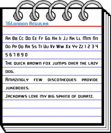76London Regular Font