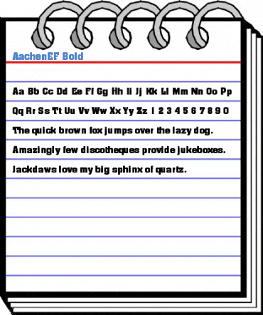 AachenEF Bold Font