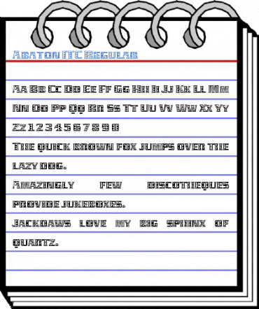 Abaton ITC Regular Font