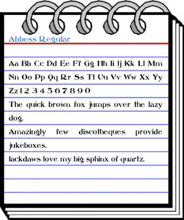 Abbess Regular Font