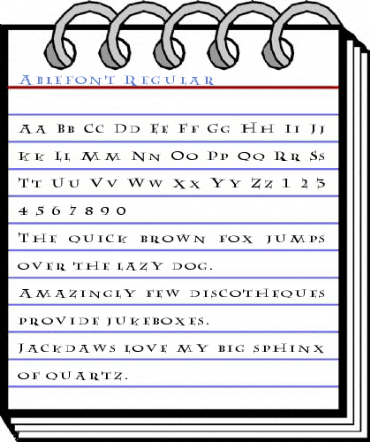 Ablefont Regular Font