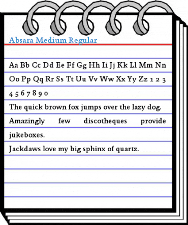 Absara Medium Regular Font