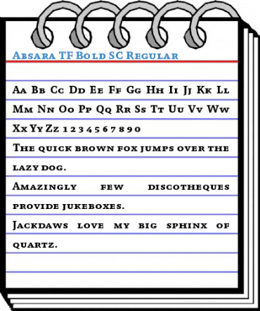 Absara TF Bold SC Regular Font