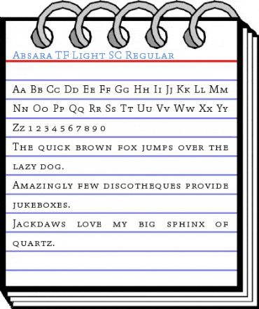 Absara TF Light SC Regular Font