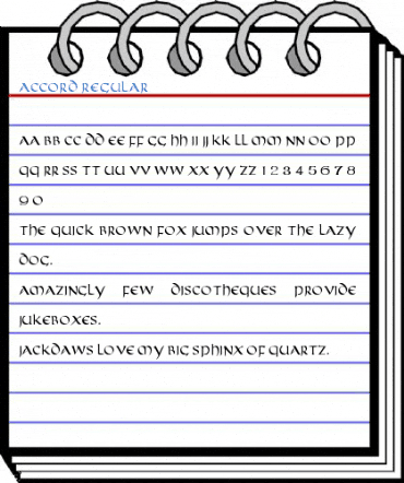 Accord Regular Font
