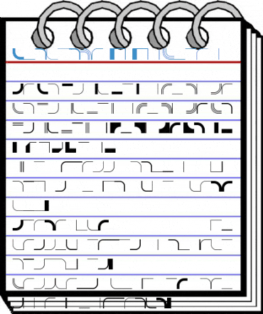 BorderPi15159 Roman Font