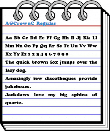 AGCrownC Regular Font