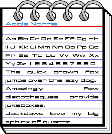 Aggie Normal Font