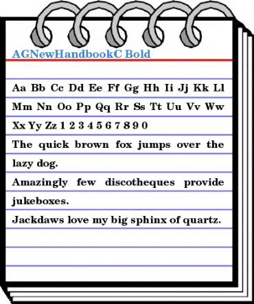 AGNewHandbookC Bold Font