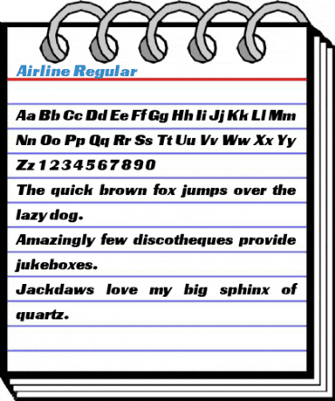 Airline Regular Font