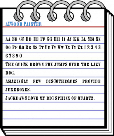 AIWood Painter Font