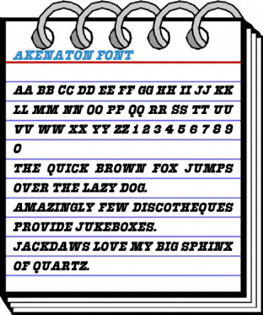 Akenaton Font Font