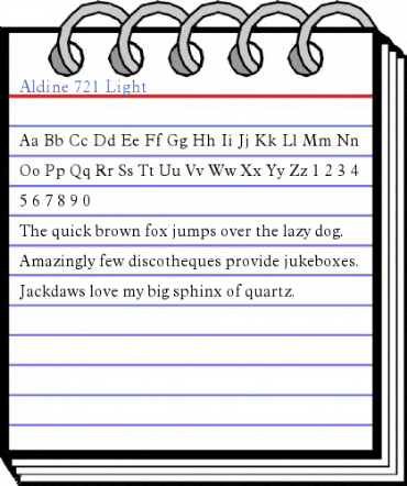Aldine 721 Light Font