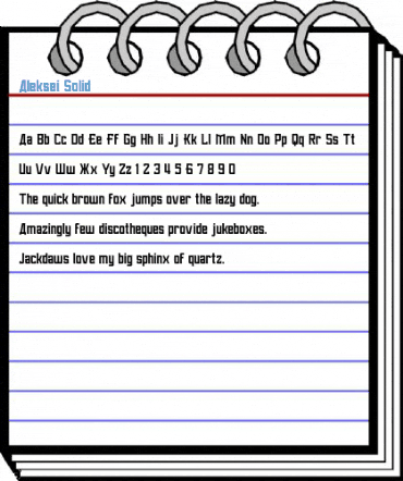 Aleksei Solid Font
