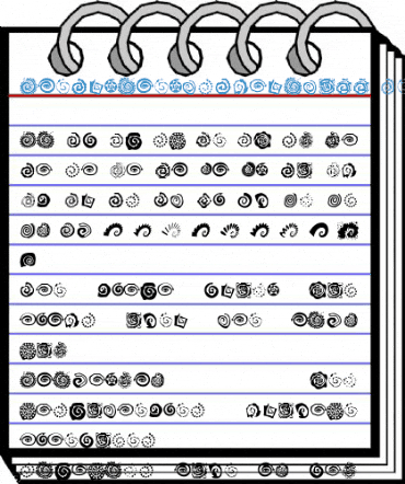 AleOrnamentsSpiratoLL Regular Font