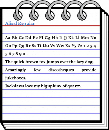 Alisal Regular Font