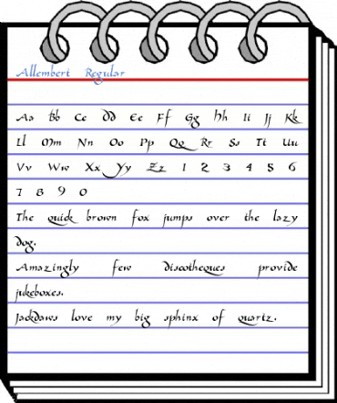 Allembert Regular Font