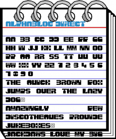 AlphaBloc Direct Font
