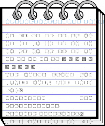 AlphaGeometrique Square Font