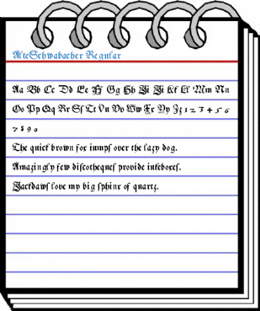 AlteSchwabacher Regular Font