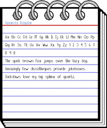 Amanda Regular Font