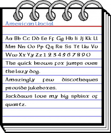 American Uncial Font
