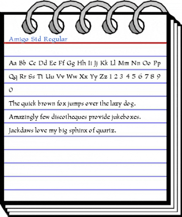 Amigo Std Regular Font