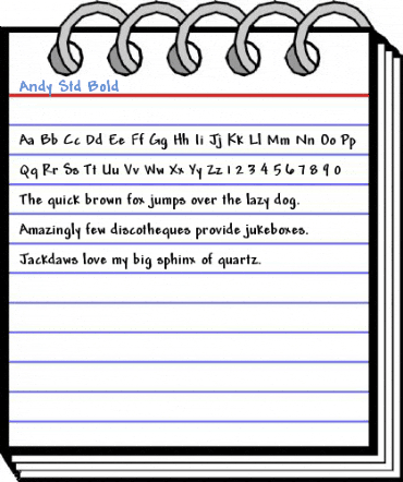 Andy Std Bold Font