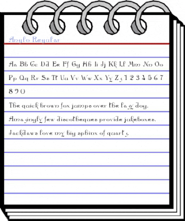 Anglo Regular Font