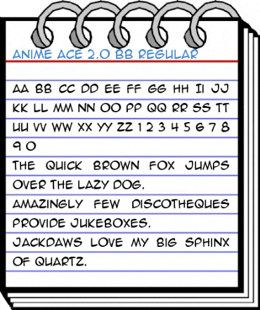 Anime Ace 2.0 BB Regular Font
