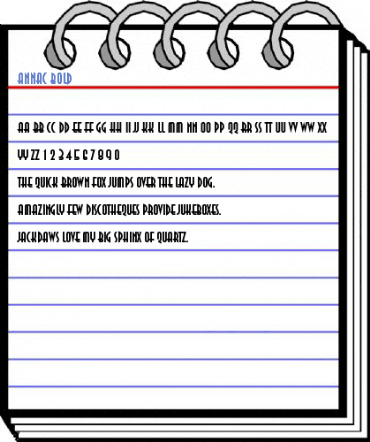 AnnaC Bold Font