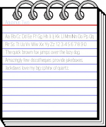 Aquarius Two Font