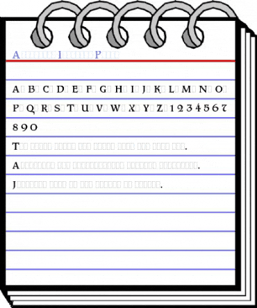 Aquitaine Initials Plain Font